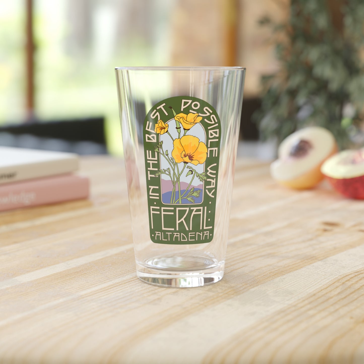 Feral Altadena Pint Glass